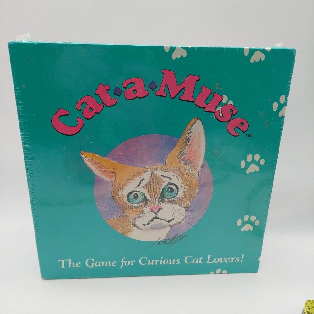 Cat A Muse Board Game For Curious Cat Lovers 1992 SEALED Rare